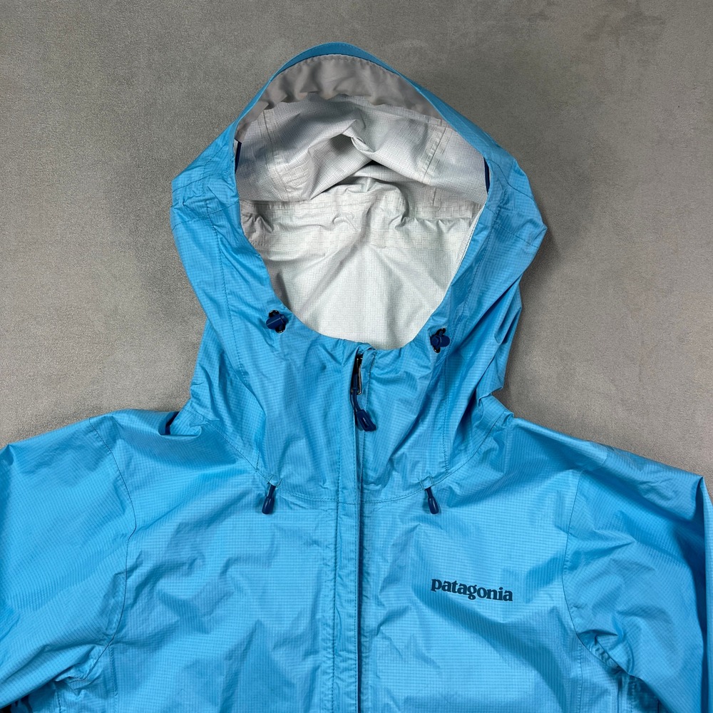 Patagonia Torrentshell Rain Jacket Womens S Blue Full Zip Hooded H2No Waterproof - Picture 3 of 13